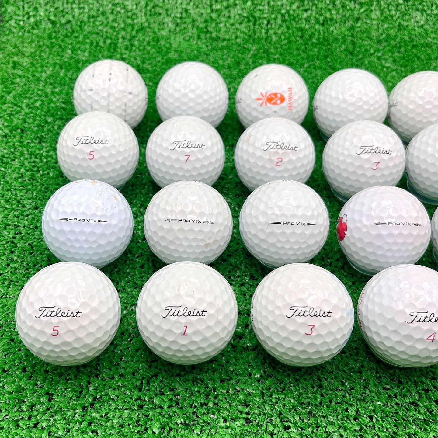 ロストボール タイトリスト Pro V1x 20球 年式混合 ホワイト Bランク