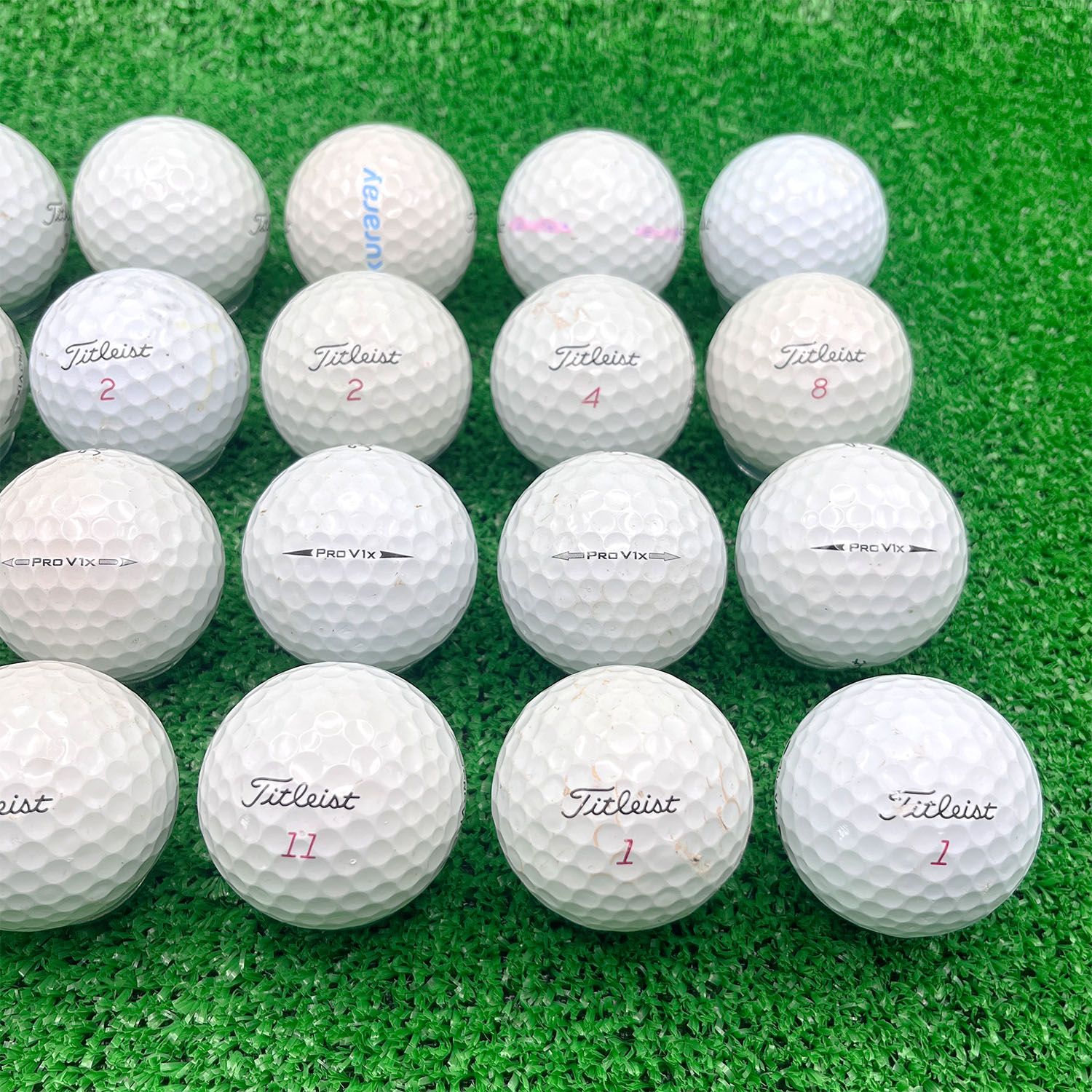 ロストボール タイトリスト Pro V1x 20球 年式混合 ホワイト Cランク