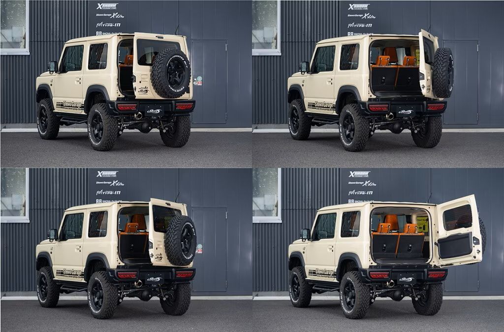 M's】 JB74W ジムニーシエラ (2018.7-) Showa GARAGE バックドア