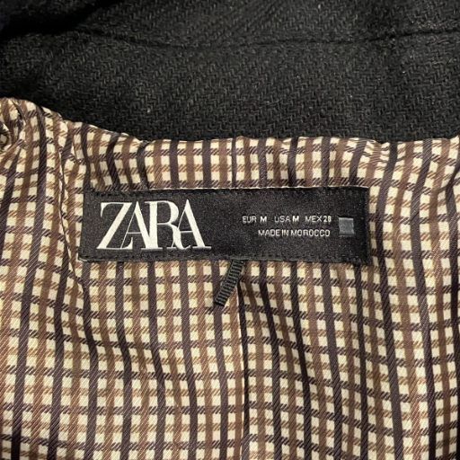 zara クロップド フード ウールブレンド ジャケット 新品 ZARA クロップド フードウールブレンドジャケット M｜Yahoo