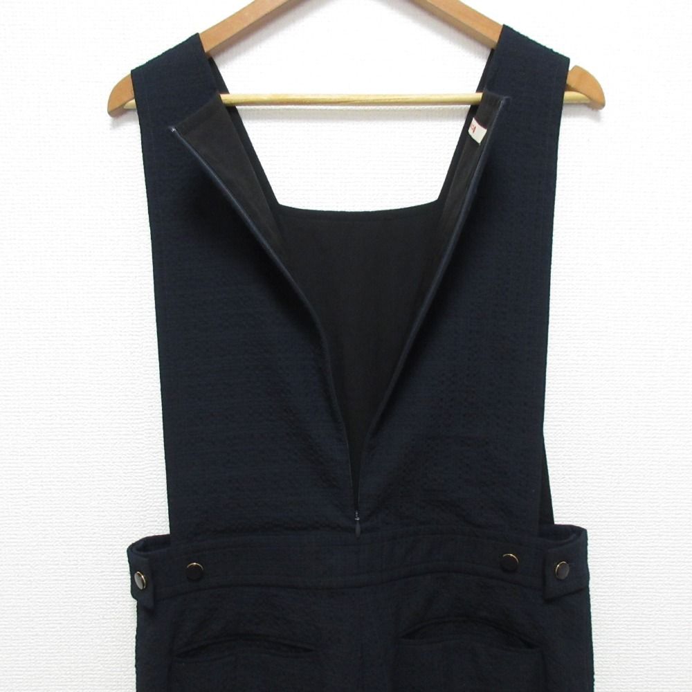 美品 BACCA バッカ シアサッカー カバードサロペット オーバーオール