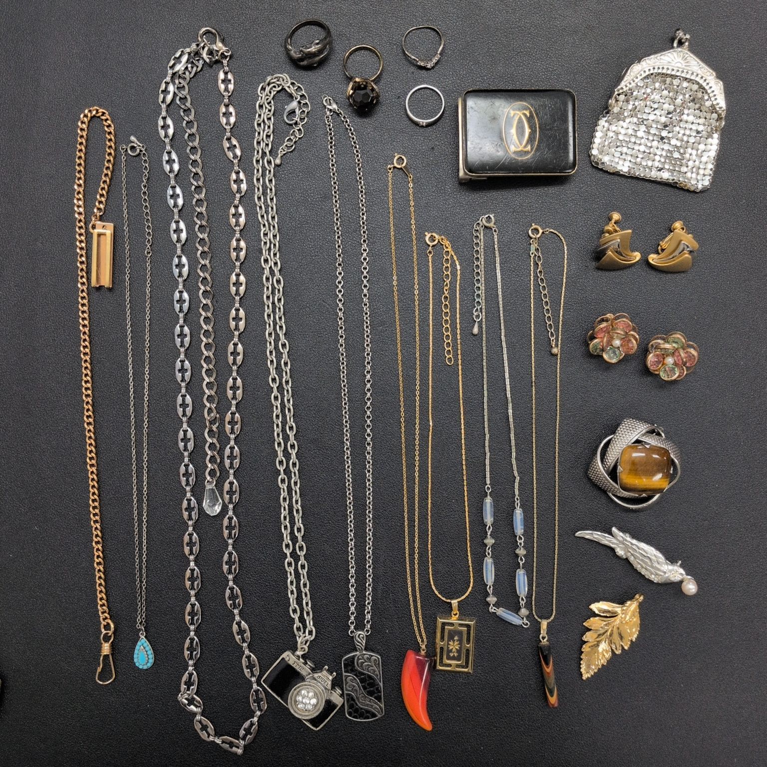 遺品整理まとめて□57】ジュエリー 20点 Cartier SILVER ネックレス