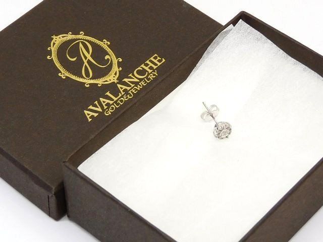 3F 美品 AVALANCHE アヴァランチ アバランチ □ 片耳用 ダイヤモンド