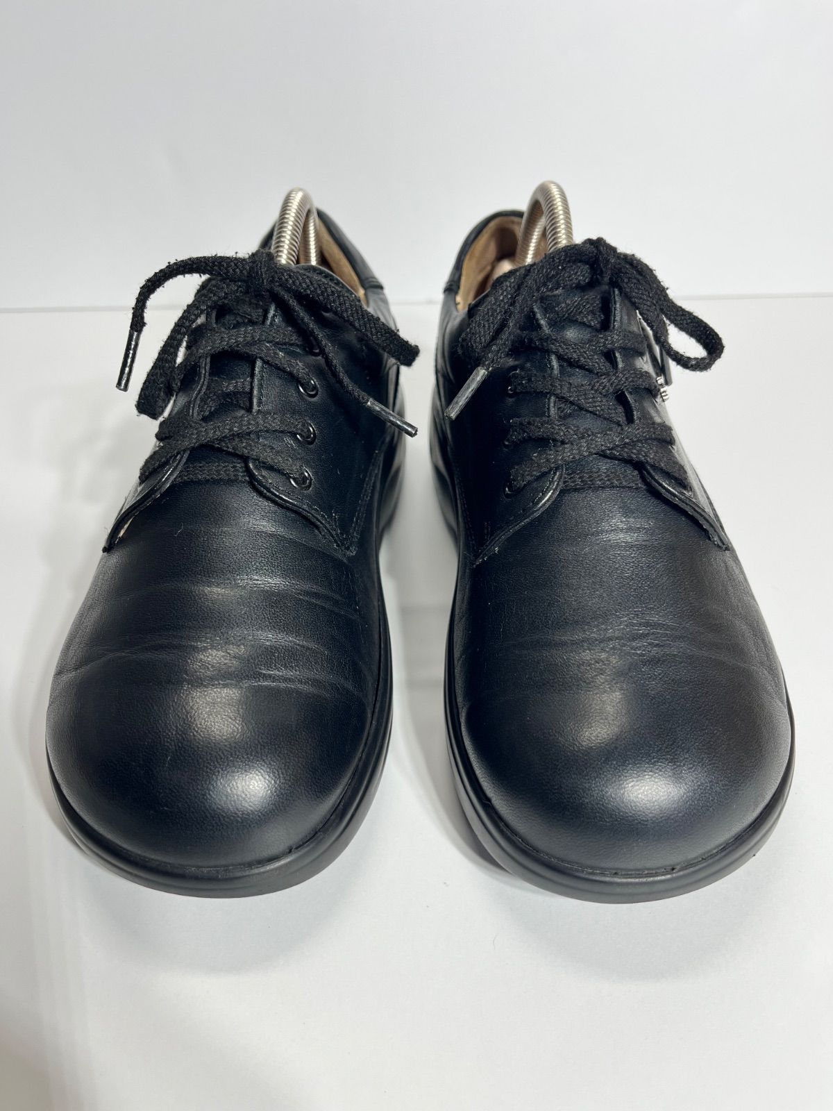 FinnComfort フィンコンフォート 本革 黒 レースアップシューズ 23cm