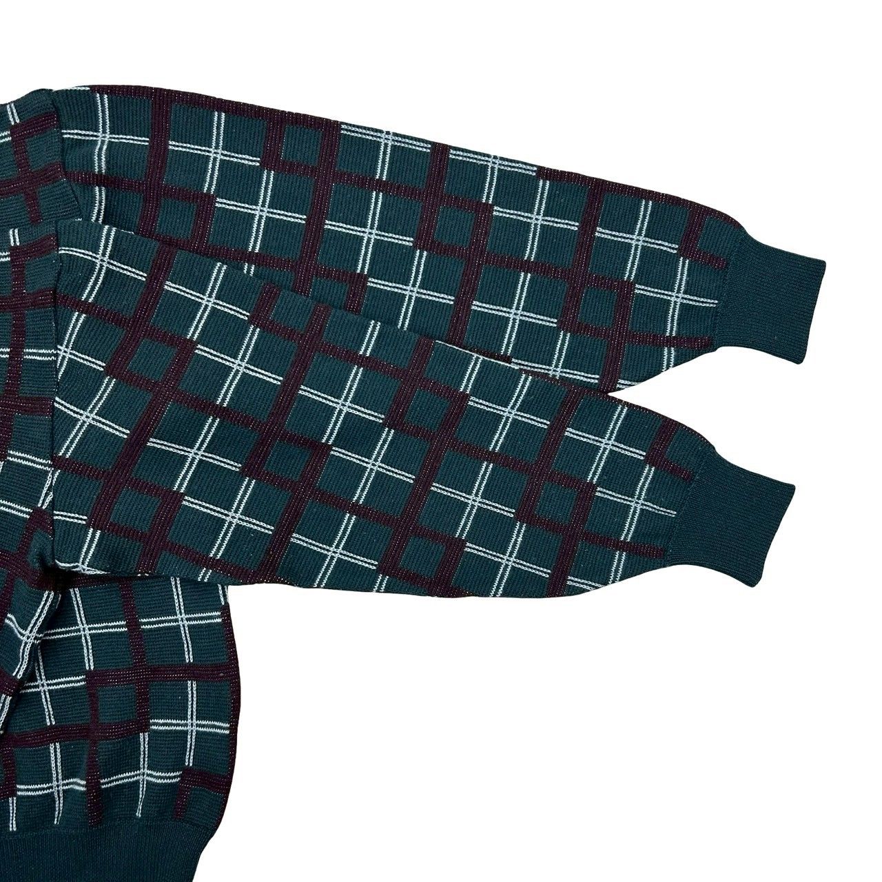 極 美品 希少品 Christian Dior ディオール ウール シルク ポロ ニット