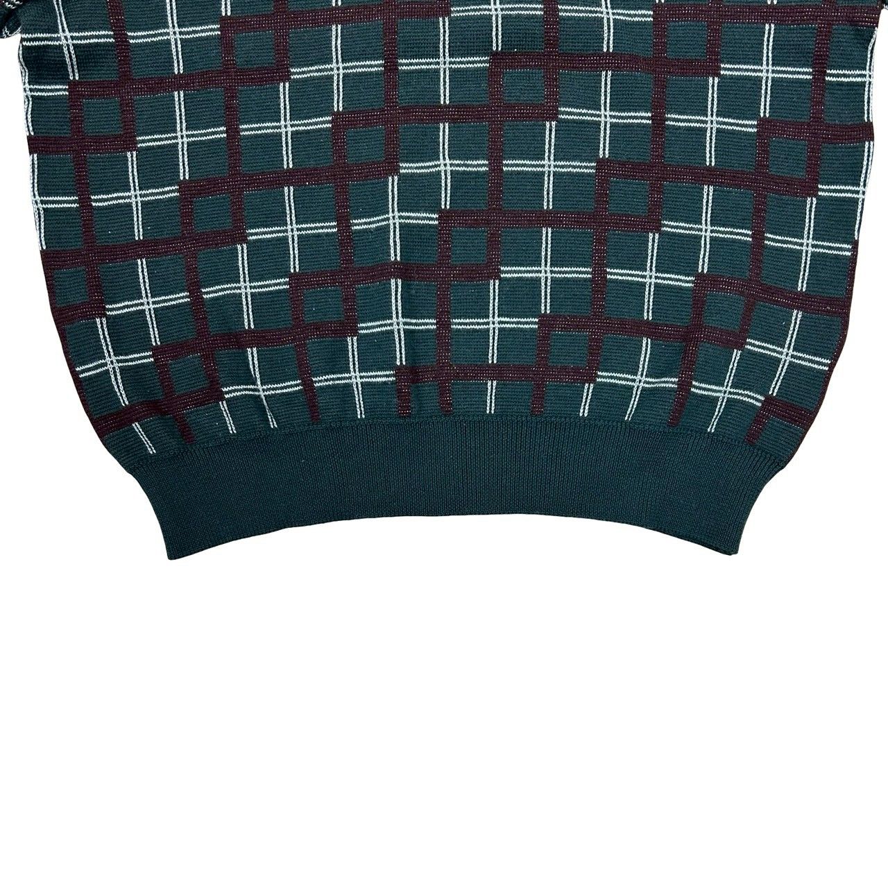 極 美品 希少品 Christian Dior ディオール ウール シルク ポロ ニット