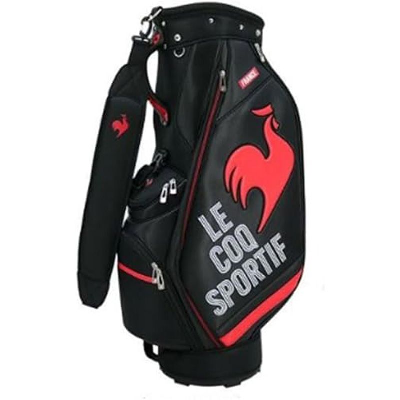 メーカー正規品 le coq sportif ルコックスポルティフ キャディバッグ LG6SCB04M 9 5型 BK00 ブラック