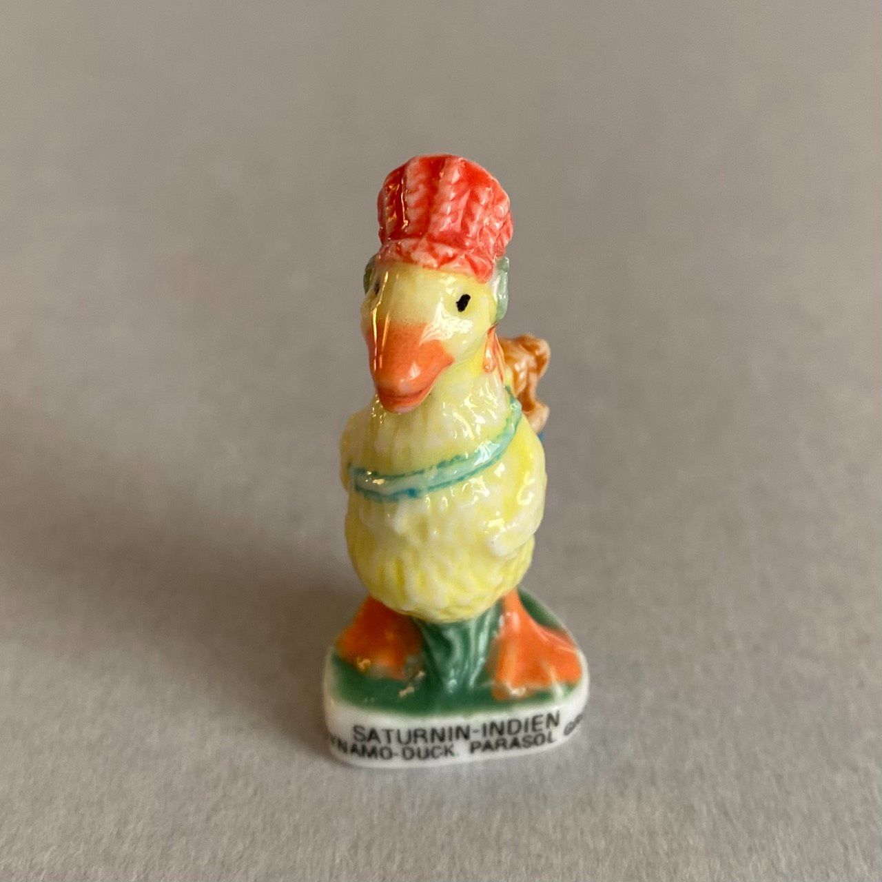 インディアン風衣装のサチュルナンのフェーブ／あひる／フランス雑貨