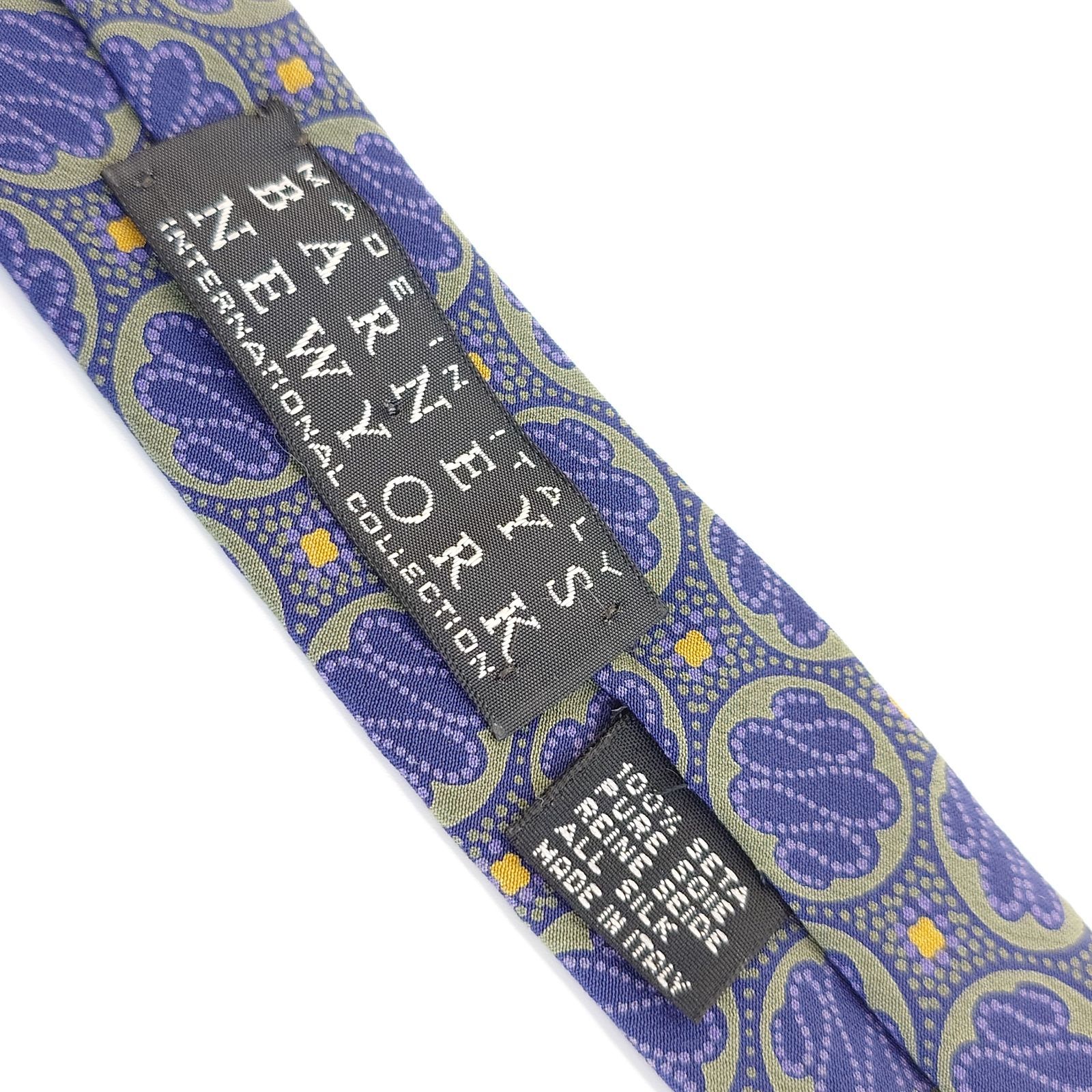 BARNEYS NEW YORK バーニーズニューヨーク ネクタイ シルク100％ 総柄