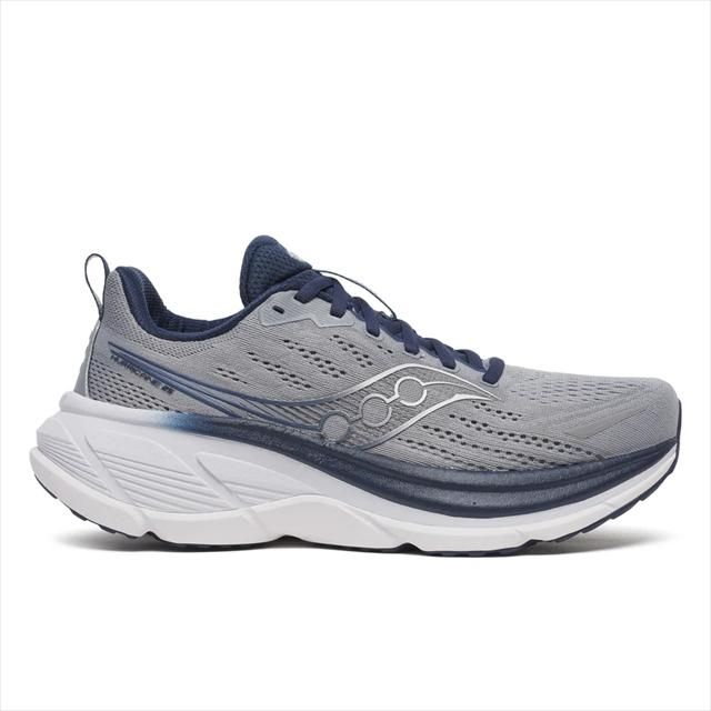 saucony サッカニー 25 FLINT Navy メンズ ランニングシューズ ハリケーン S 21026 サポートシューズ 安定性 厚底 マラソン ジョギング ロード ランシュー スニーカー 靴 クッション ニュートラル デイリ