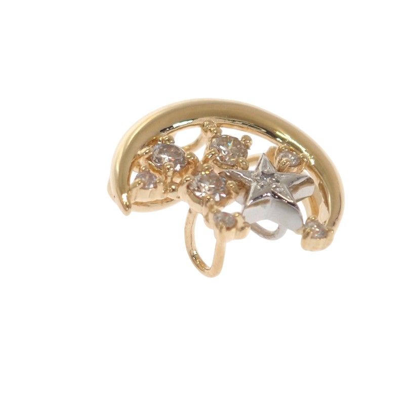 デザインジュエリー ムーン ペンダントトップ 18金 K18イエロー