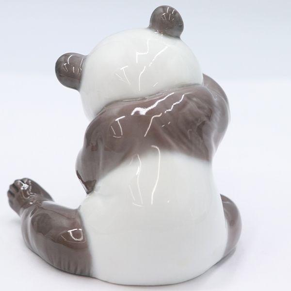 美品】リヤドロ LLADRO リトル・パンダ 01008358 磁器 箱 花 置物