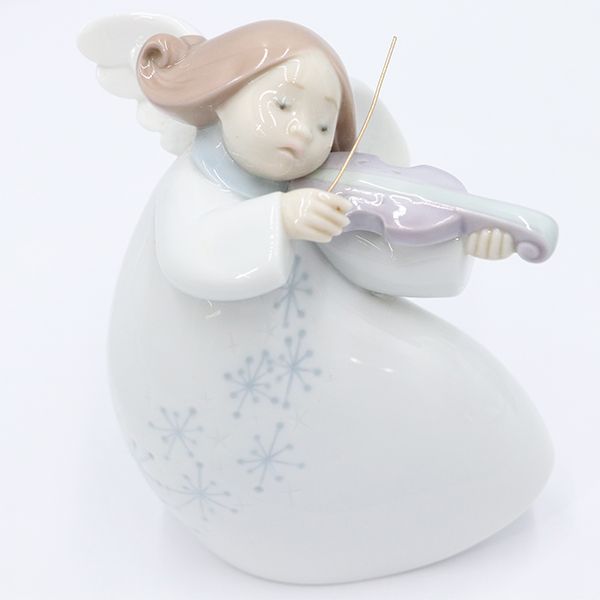リヤドロ LLADRO ヴァイオリンを弾く天使 06529 磁器 置物 人形