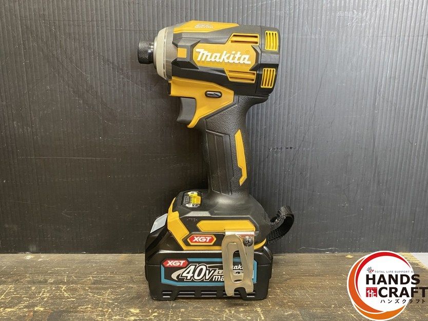 ● ♥品 makita マキタ インパクトドライバ フルセット 色 フレッシュイエロー 40 Vmax用