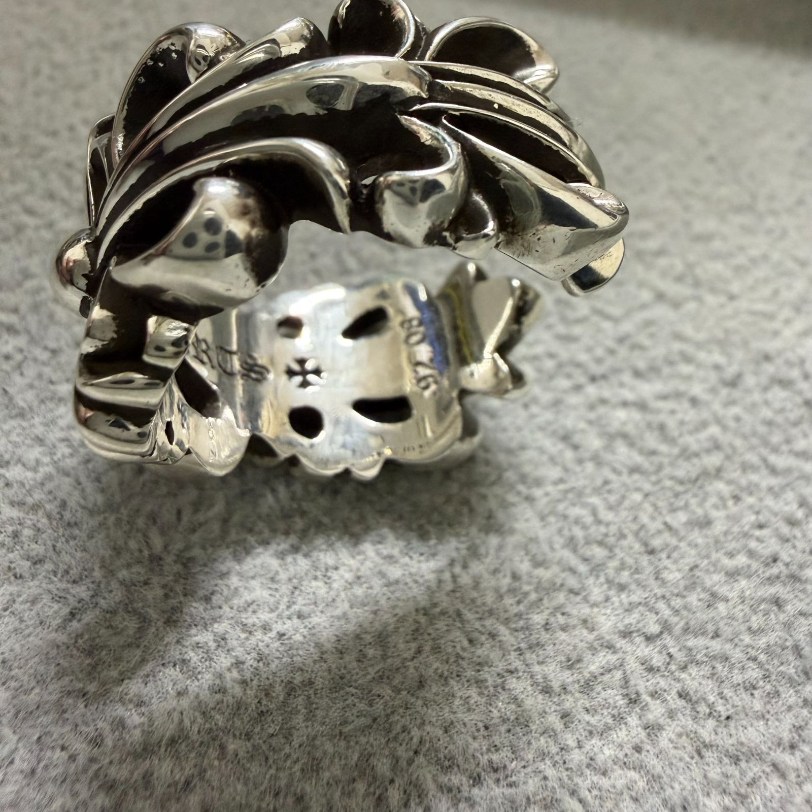 CHROME HEARTS クロムハーツ ダブル フローラルリング 23号 リング