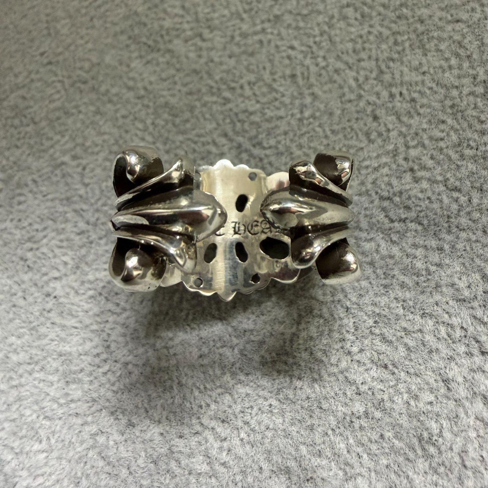 CHROME HEARTS クロムハーツ ダブル フローラルリング 23号 リング