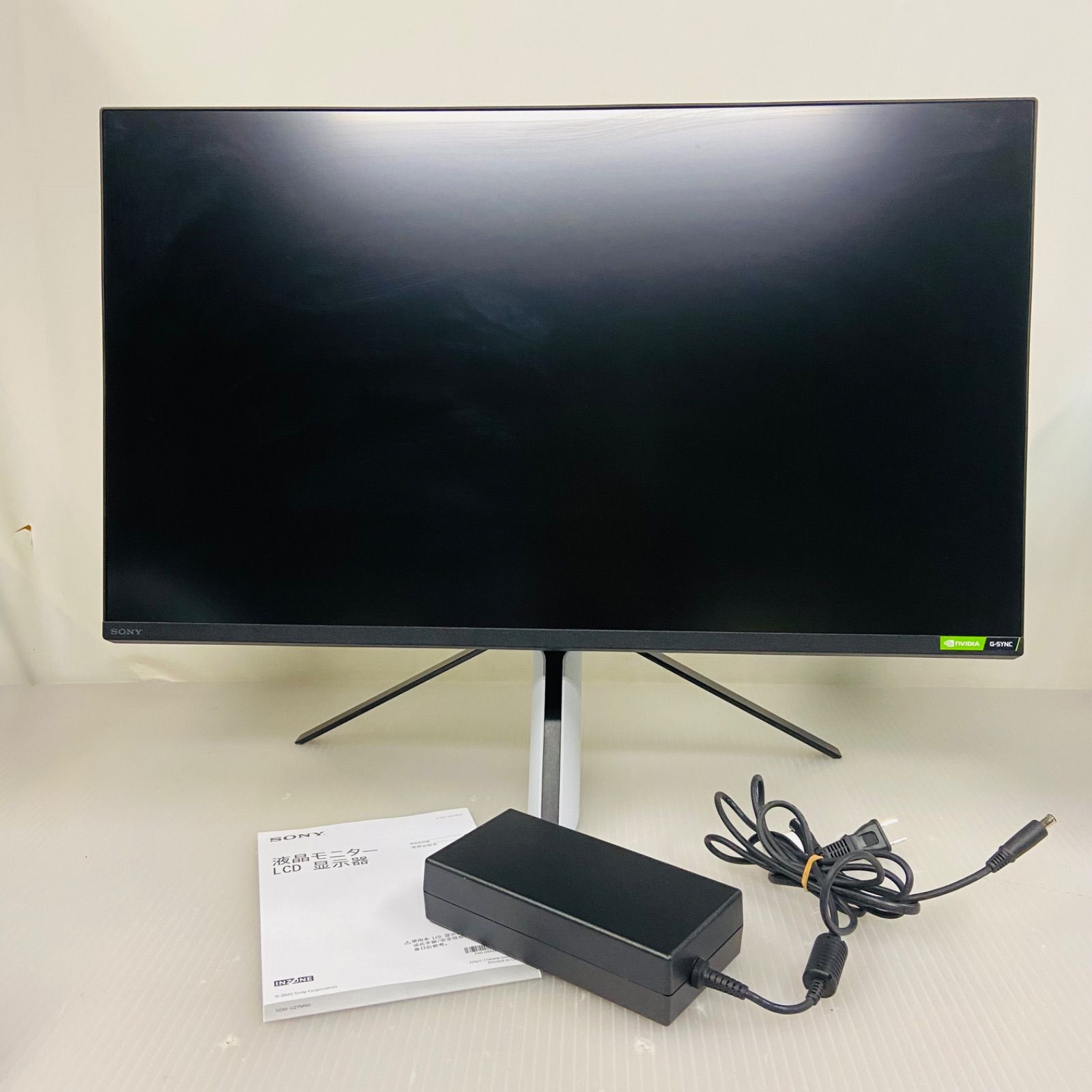 [ジャンク] SONY LCD 液晶モニター 22年製 SDM-U27M90 Sony 27-Inch INZONE M9 4K HDR 144Hz Gaming Monitor (SDM-U27M90