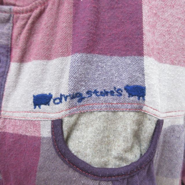 新品 タグ付き ドラッグストアーズ レディース トップス 長袖チュニック 服 f ドラッグストアーズの姉妹ブランド D.C.CLUBの長袖チュニック L drug