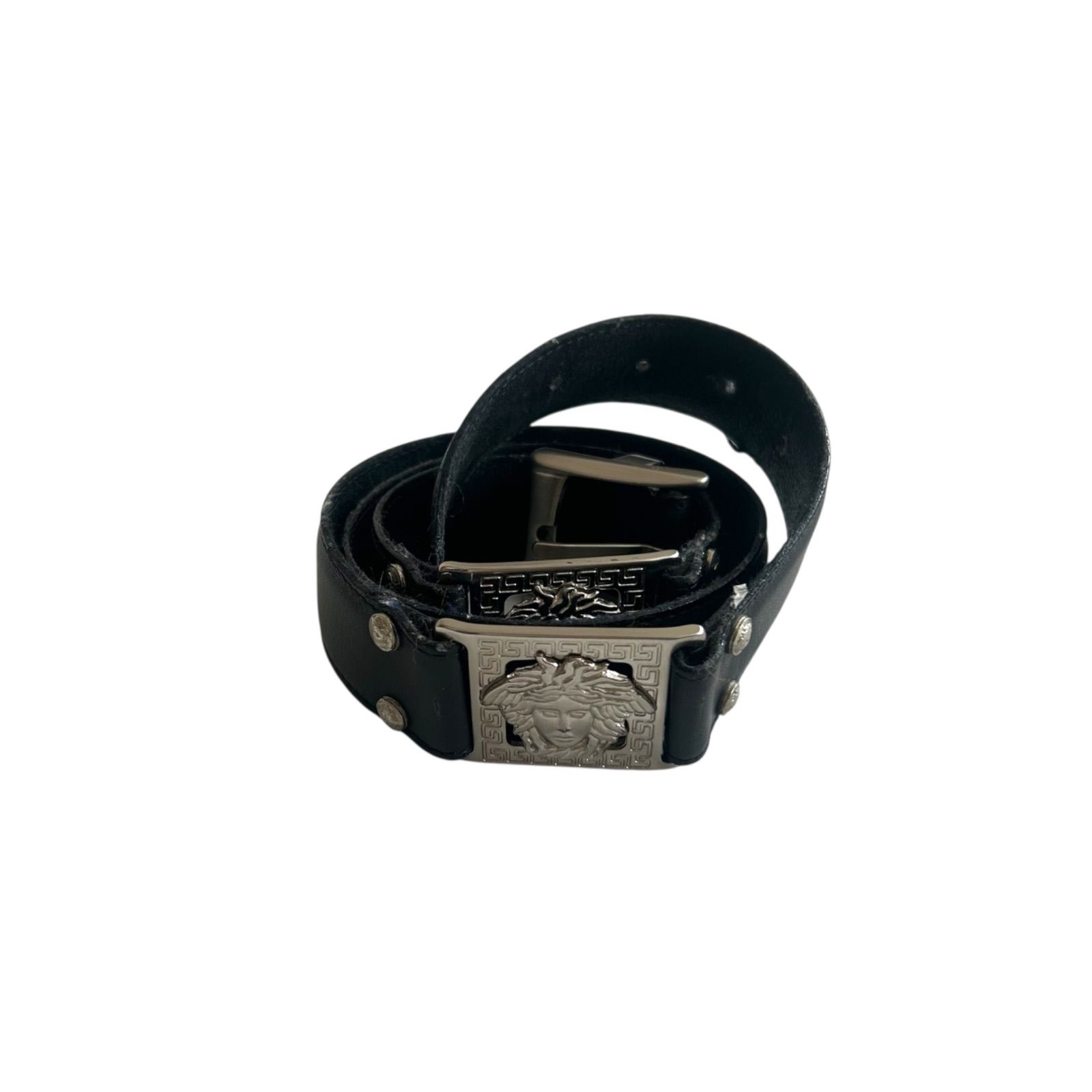 GIANNI VERSACE ジャンニヴェルサーチェ ベルト ブラック メンズ