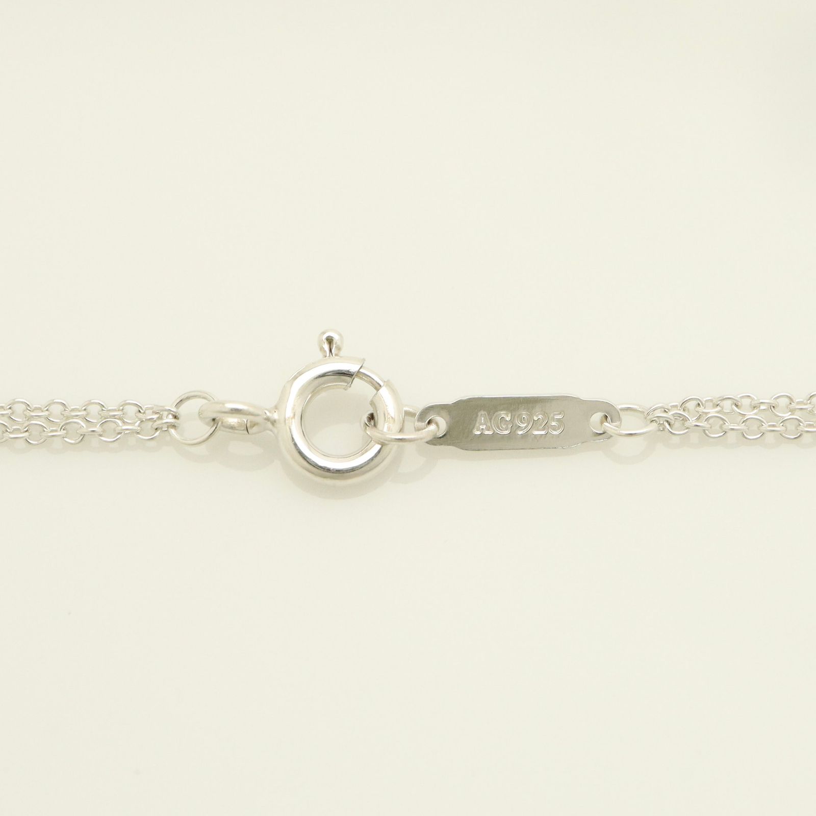 美品】ティファニー TIFFANY&Co. 1837 サークル ダブル チェーン