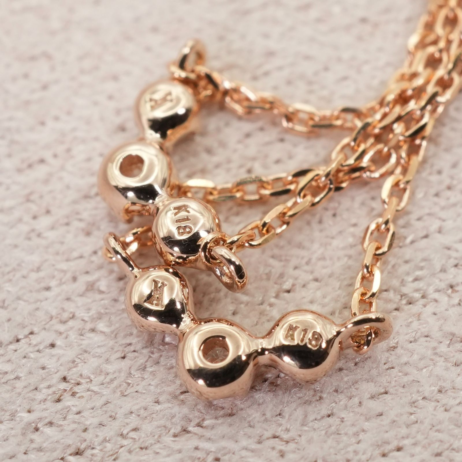 ヴァンドーム青山　ダイヤモンド　K18 ピアス　シャンデリア 美品 ヴァンドーム青山 K18 ダイヤモンド シャンデリア ピアス/25-473