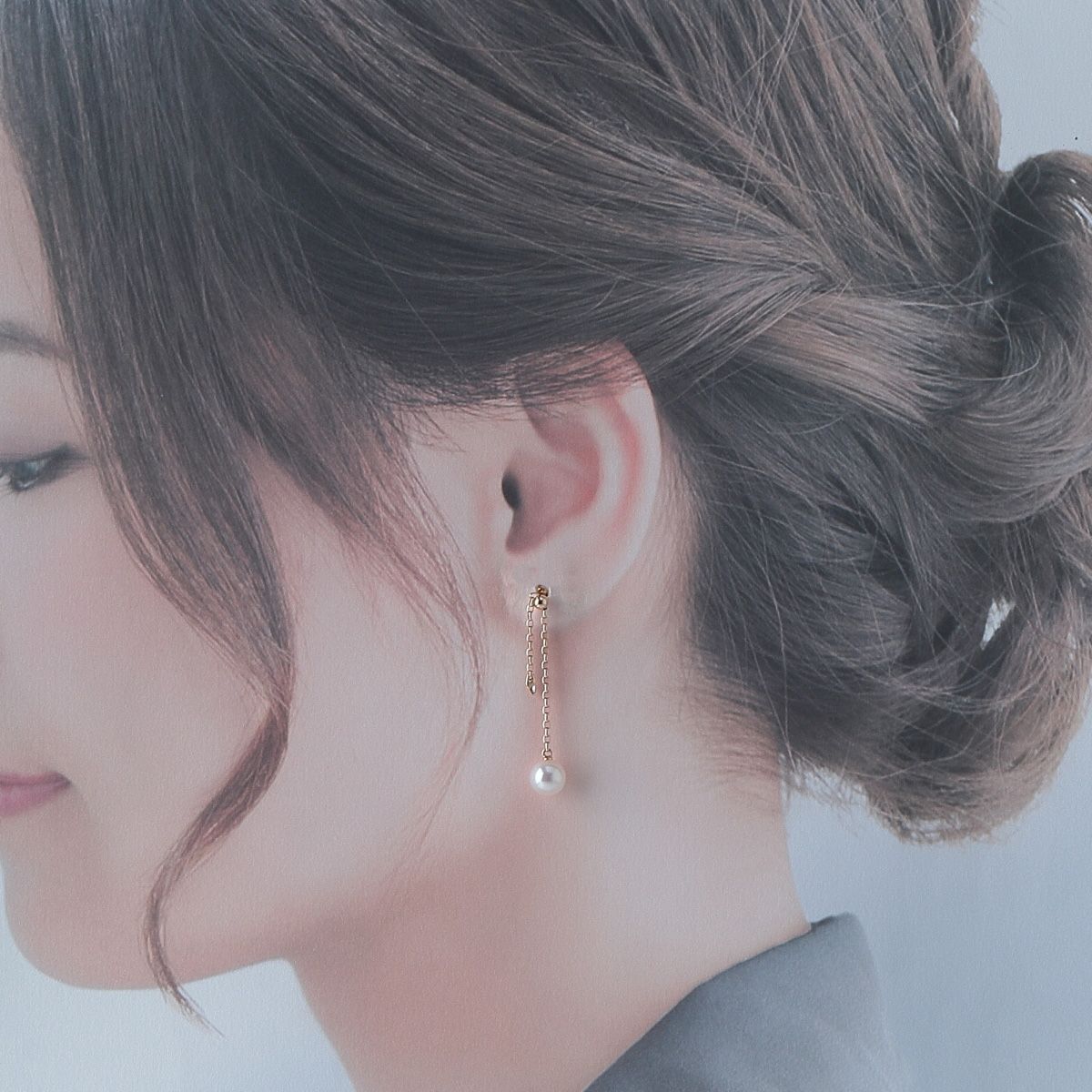 ミキモト ダイヤ パール ピアス ジュエルズインモーション PE-1368PK型