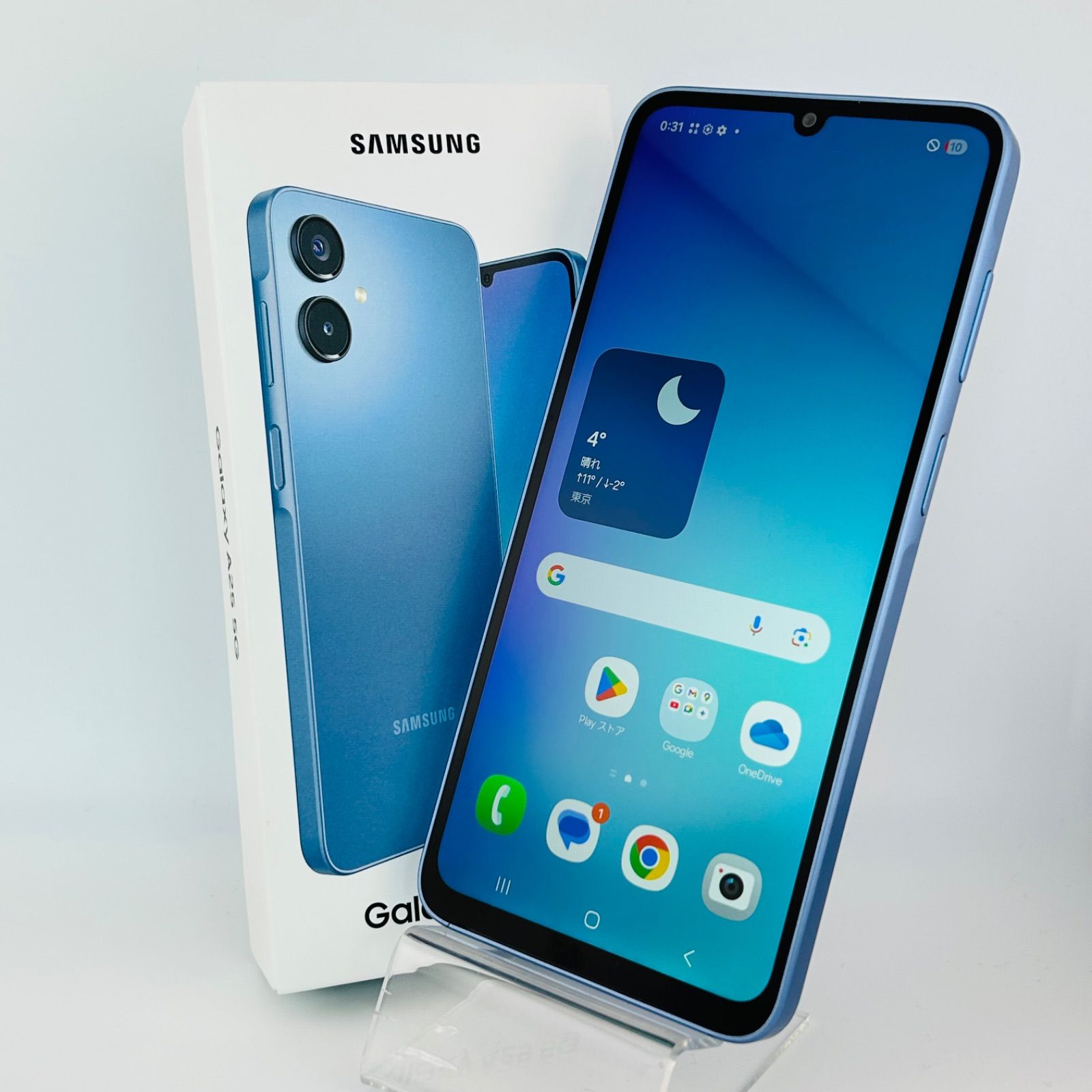 バッテリー良好 Galaxy A25 5G SCG33 64GB ブルー SIMフリー(simロック