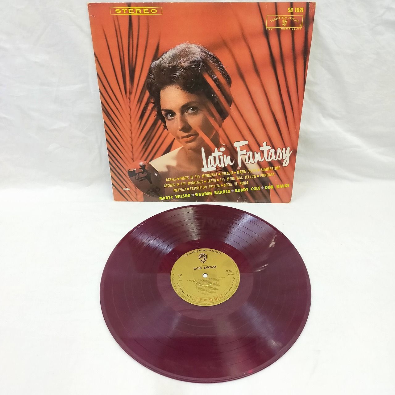 THE MUSIC LPレコード LPレコード1797】マーティ・ウィルソン楽団 ワーレン・バーカー楽団