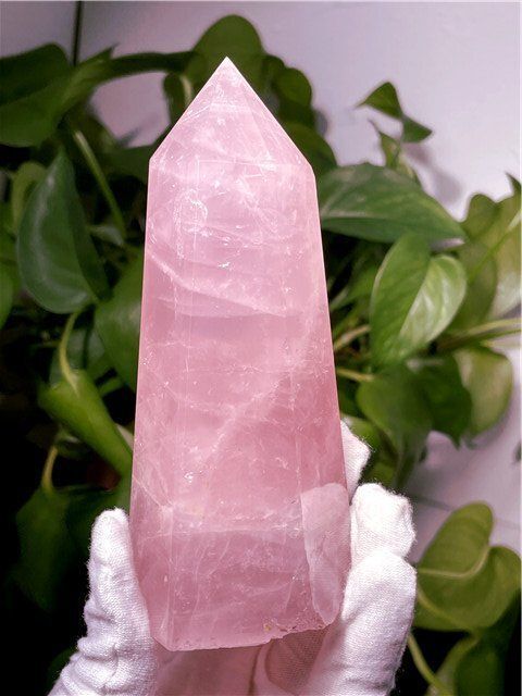 AAA級家庭円満☆天然ローズクォーツ六角柱YT8E2/55E12C - メルカリ