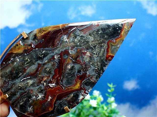 AAAAAAA級天然アゲートメノウ　瑪瑙原石B1216/YS/H19/539B AAA級☆天然アゲート（メノウ 瑪瑙）原石YT5Y3/99Y125C - メルカリ