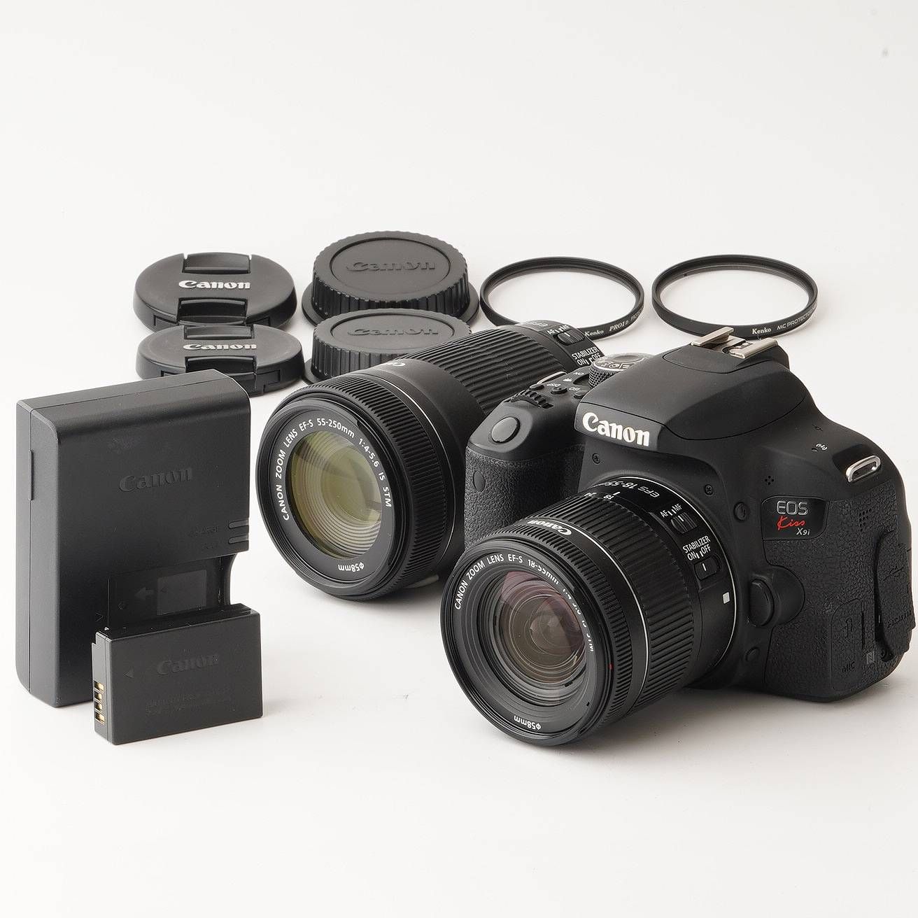 キヤノン Canon EOS Kiss X9i / EF-S 18-55mm F4-5.6 IS STM / EF-S 55