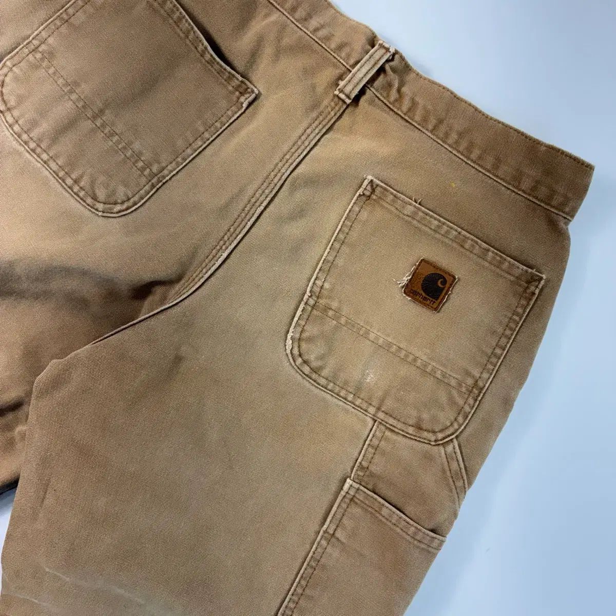 Carhartt カーハート ダブルニー ベージュ ワークパンツ - メルカリ