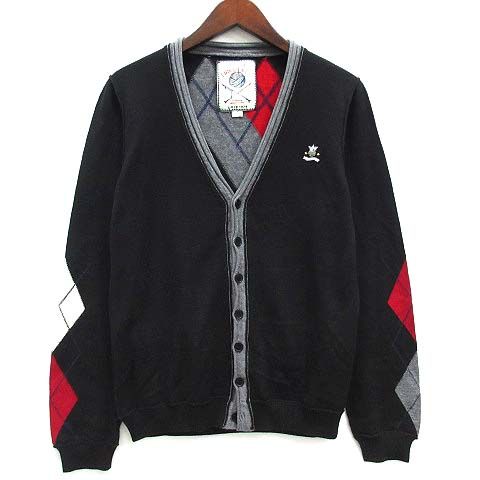 ディーゼル DIESEL ウール ニット アーガイル カーディガン ワン