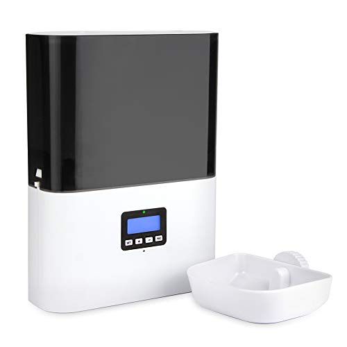 NPET 自動給餌器 AF 010 ケージ取付タイプ 自動餌やり機 手動給餌 小型犬 猫 ウサギ チワワ 2 3 L容量 お手入れ簡単 1日4食 日本語説明書 f 95 fa 00 c