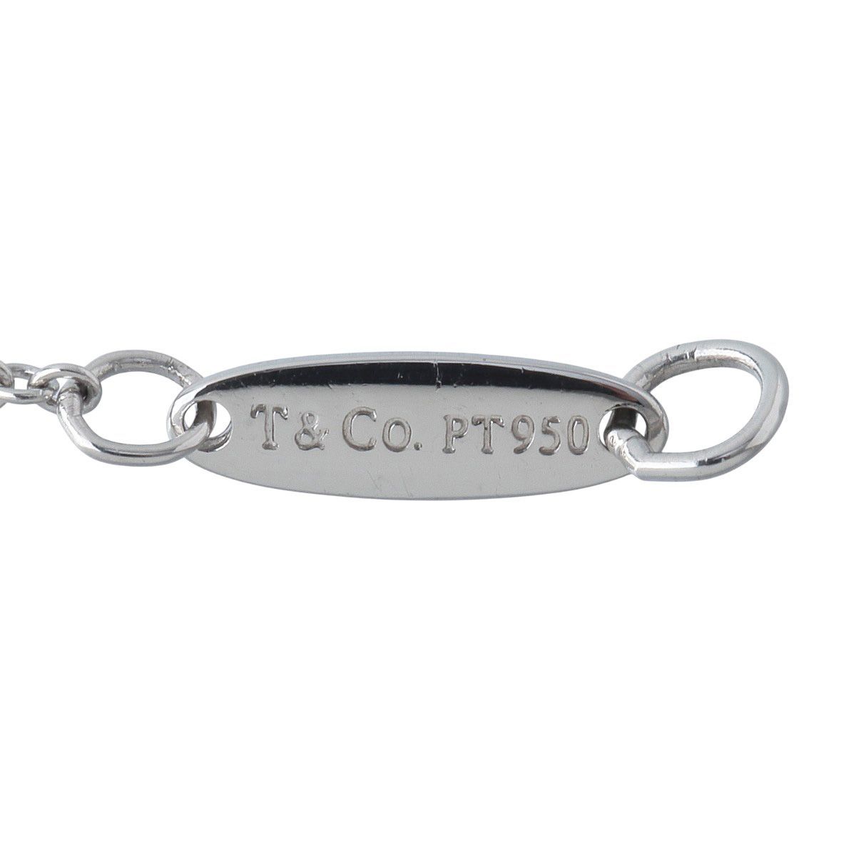 ★新品未使用★ティファニー AG950 バイザヤード ダイヤ ブレスレット ティファニー バイザヤード ブレスレット 3ポイントダイヤ 枠3.2mm