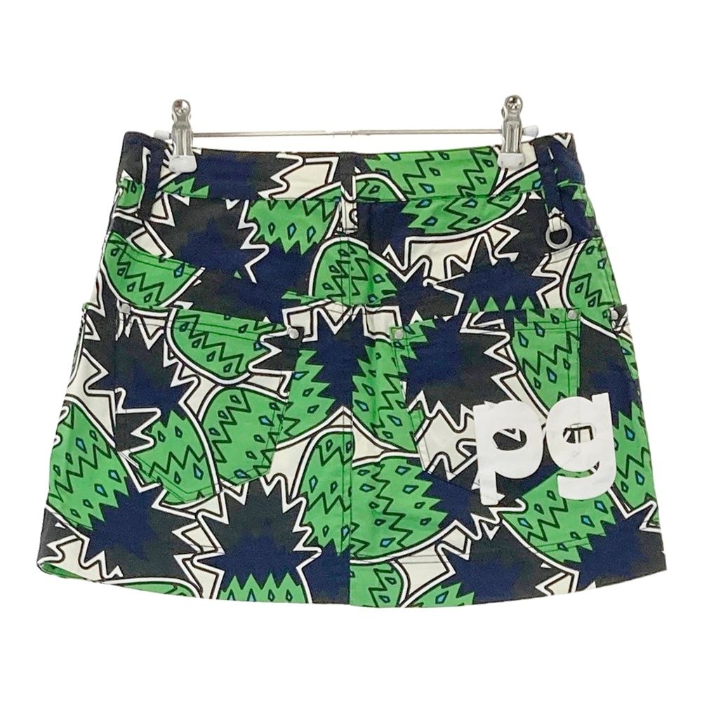 サイズ：0 PEARLY GATES パーリーゲイツ ストレッチスカート 総柄