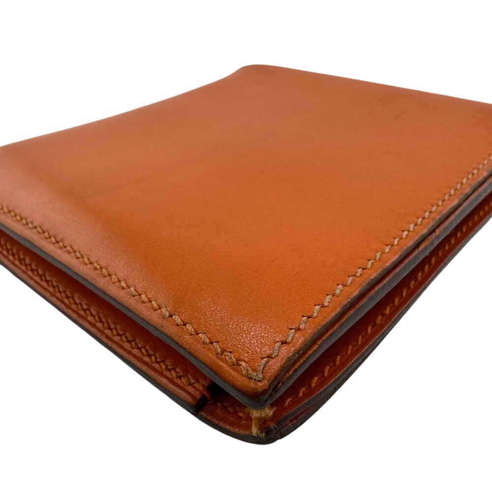 HERMES エルメス MC2 ガリレイ 二つ折り財布 オレンジ メンズ - メルカリ