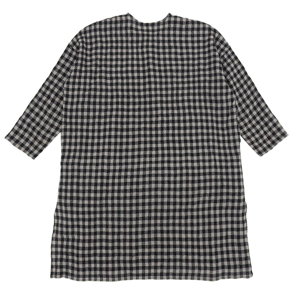 JURGEN LEHL ヨーガンレール 美品 ウール ギンガムチェック ヘンリー