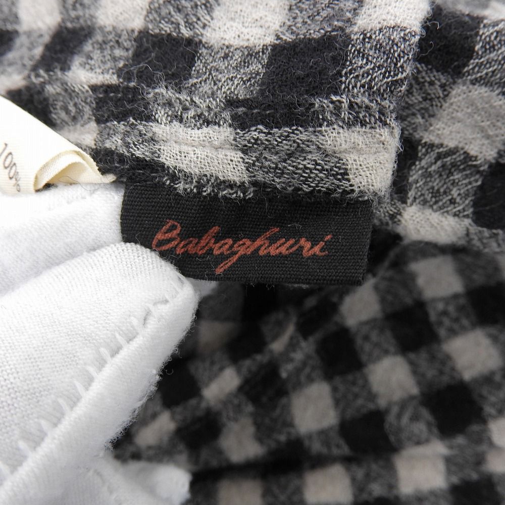 JURGEN LEHL ヨーガンレール 美品 ウール ギンガムチェック ヘンリー