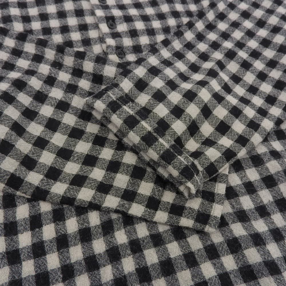 JURGEN LEHL ヨーガンレール 美品 ウール ギンガムチェック ヘンリー