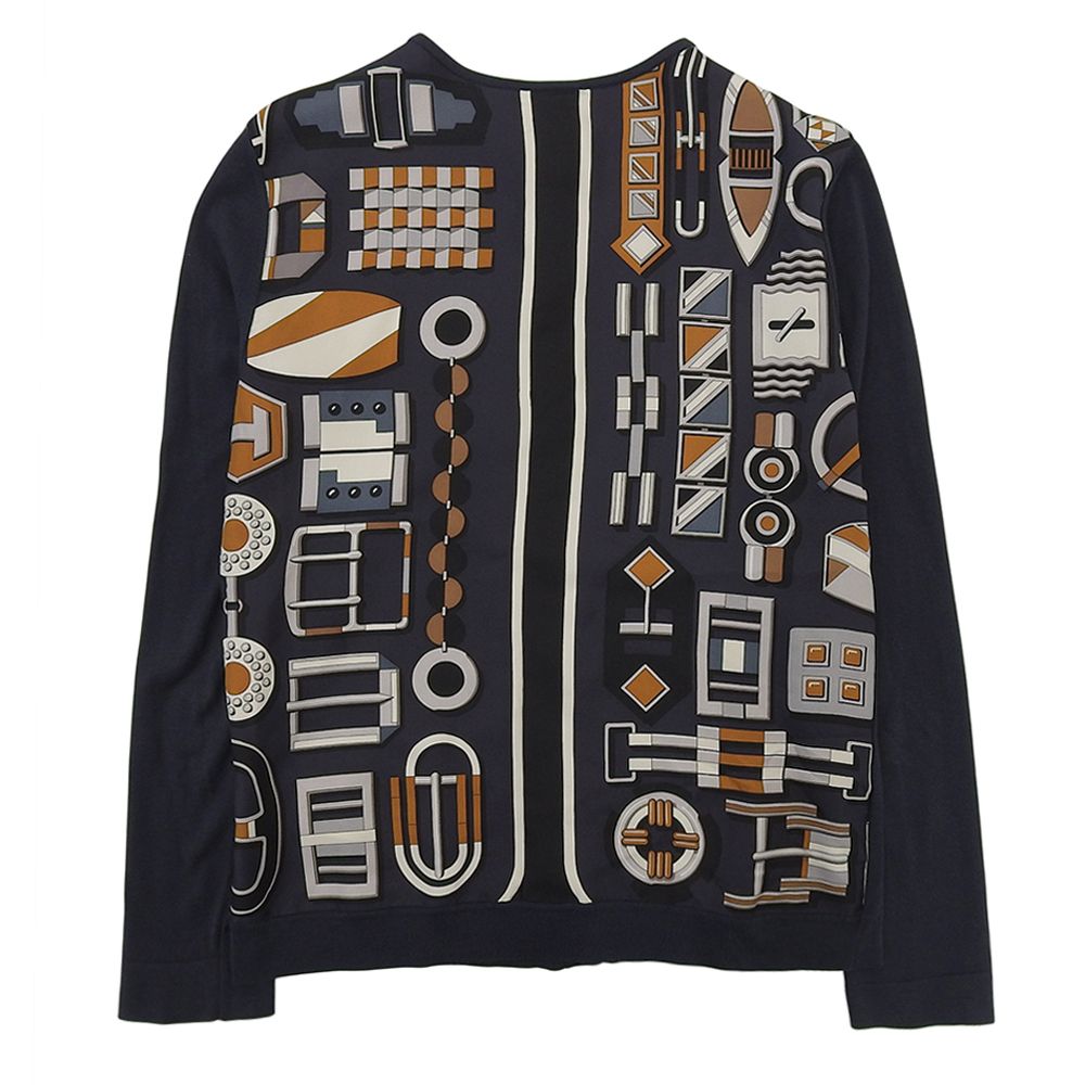 HERMES エルメス ルメール期 ツイルレーヌ シルク カシミヤ混 ジオ