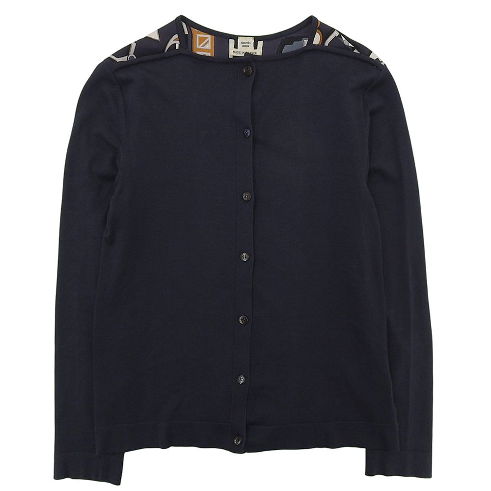 HERMES エルメス ルメール期 ツイルレーヌ シルク カシミヤ混 ジオ