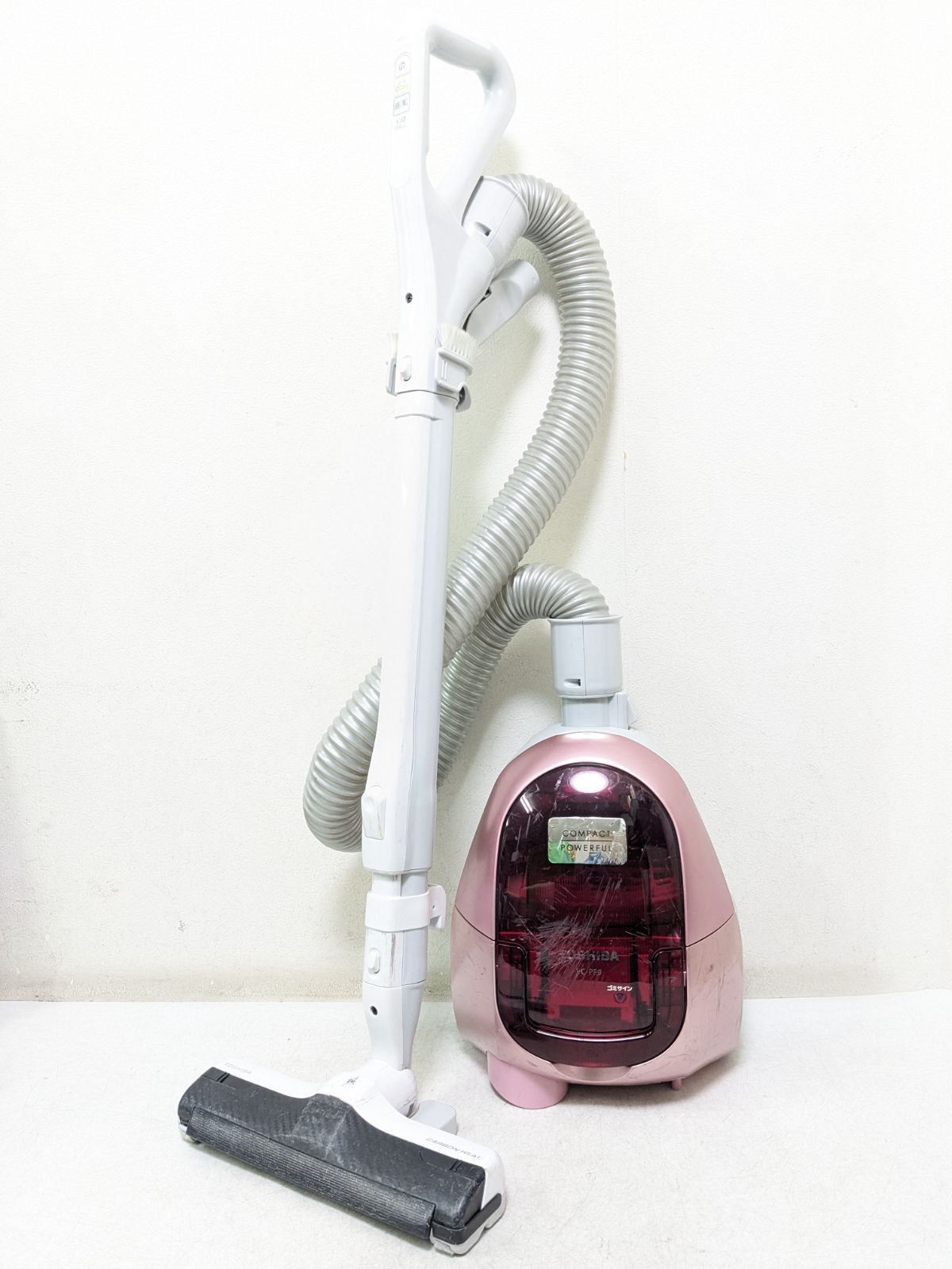 【美品・動作品】東芝 VC-PF9-P 2018年製 紙パック式掃除機 ピンク TOSHIBA VC-PF9-P 紙パック式掃除機 2018年製 - メルカリ