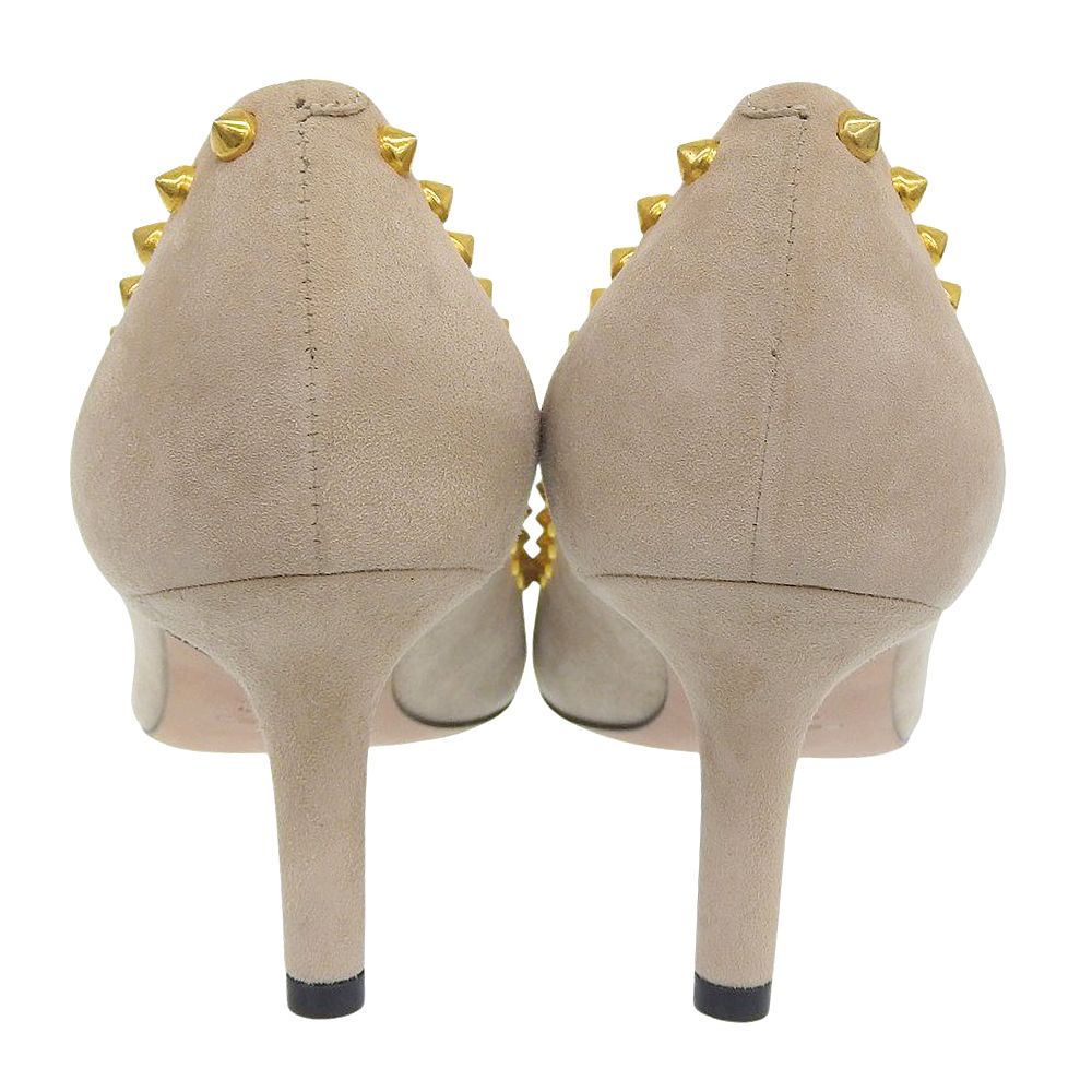 未使用品✨ペリーコ　スウェードフラットパンプス　スタッズ　ベージュ　36 未使用品✨ペリーコ スウェードフラットパンプス スタッズ ベージュ 36