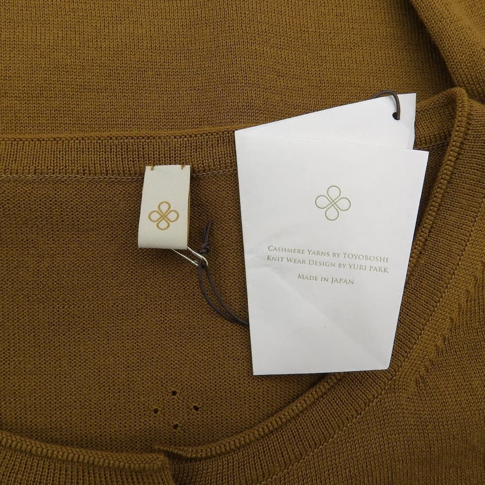 TOYOBOSHI トウヨウボウシ 新品同様 糸衣 SHURO ウールカシミヤ クルー  