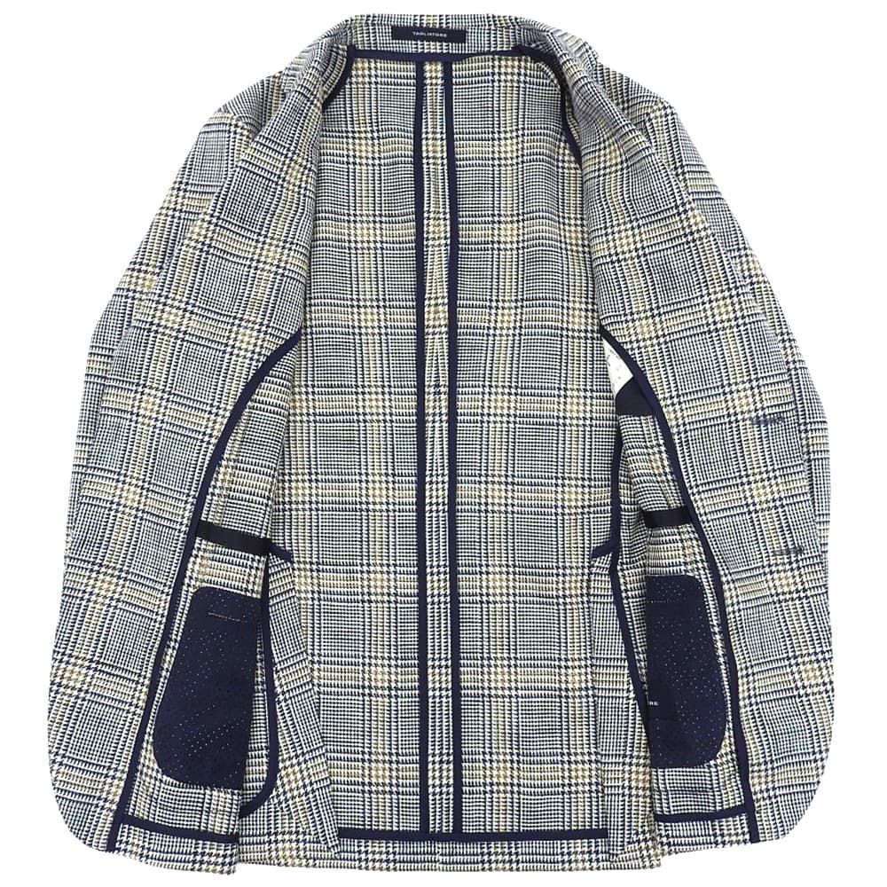 TAGLIATORE タリアトーレ コットンリネン ハウンドトゥース 2B