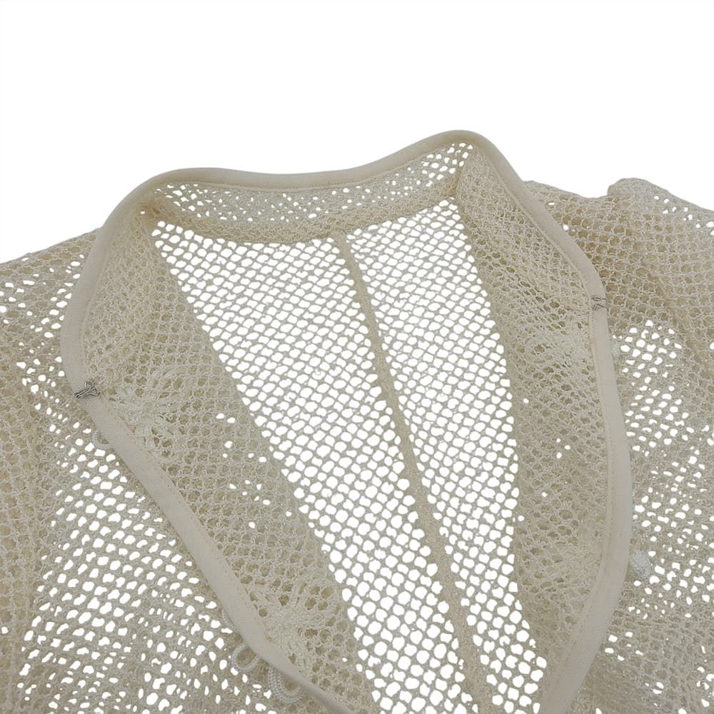 VIVIENNE TAM ヴィヴィアンタム 美品 Slab mesh チャイナ風ジャケット