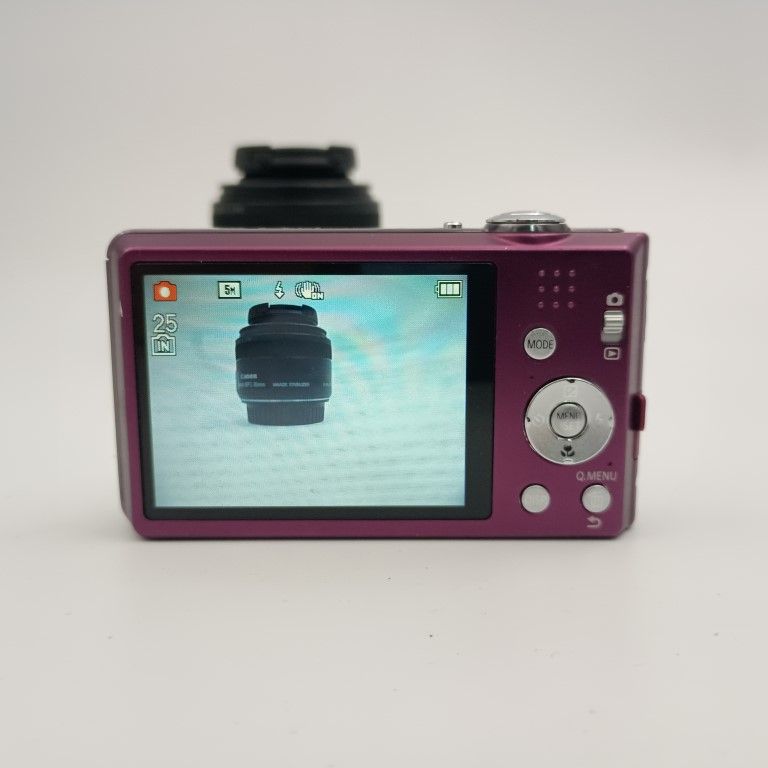 Panasonic LUMIX DMC-FH5 パープル コンパクトデジタルカメラ 〇
