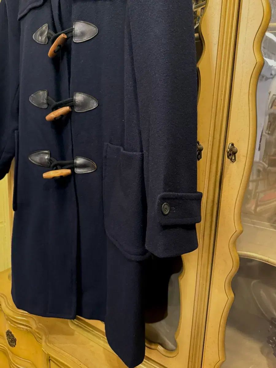 ✈90s ヴィンテージ　マックレガー　ウール　ダッフルコート　濃紺　LL　日本製 24-04-18-k5_1.jpg