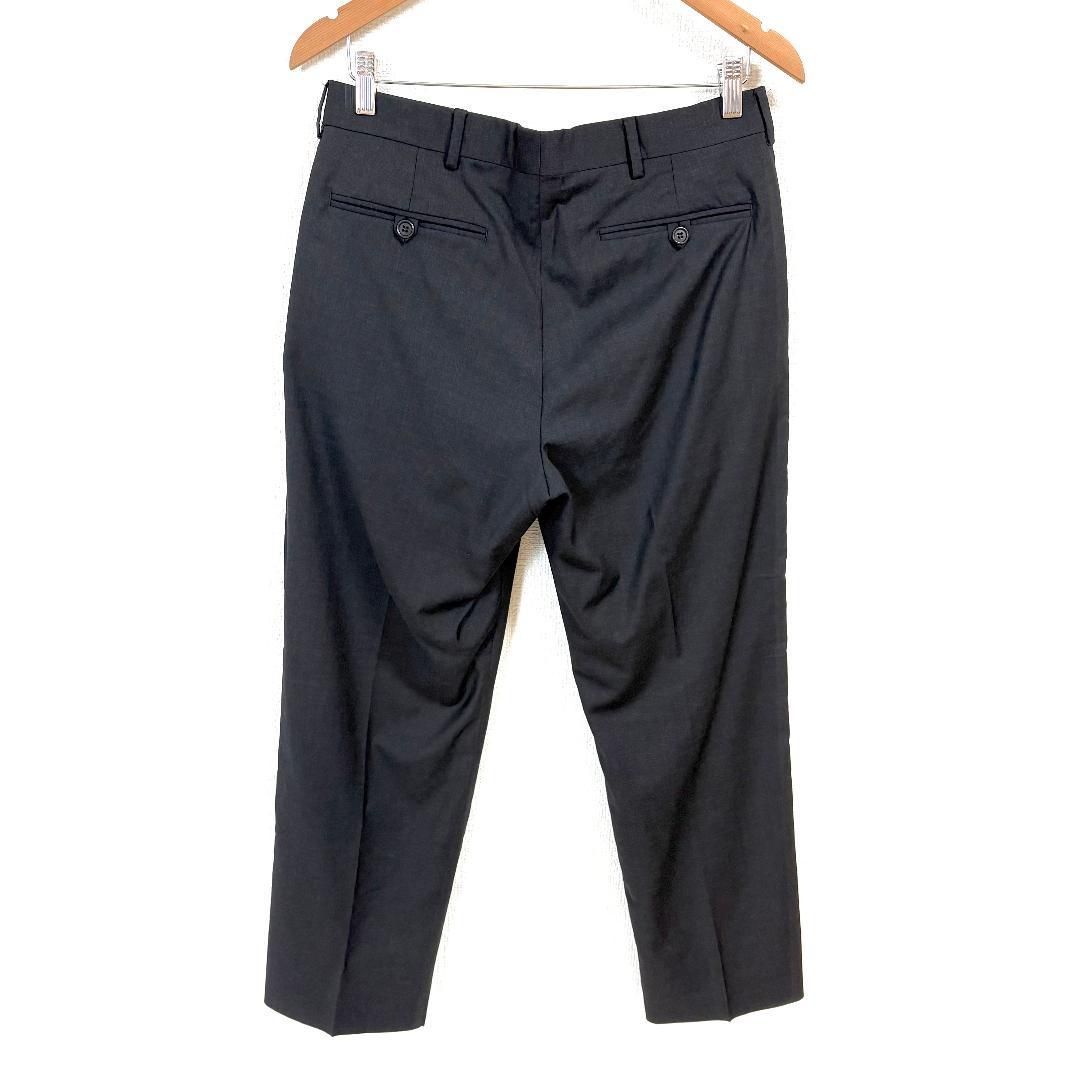 美品】 本人期 ヘルムートラング スラックスパンツ 46 ブラックグレー